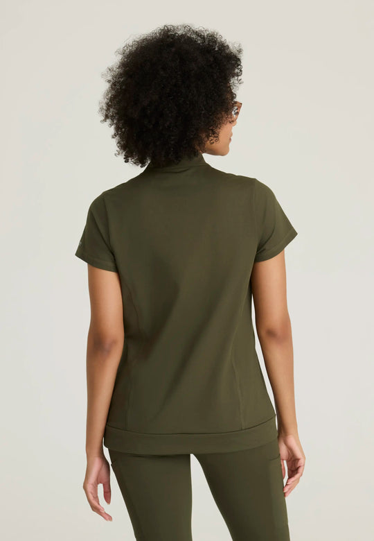 Barco Scrubs Women's Vigor Top Olive | scrub-supply.com