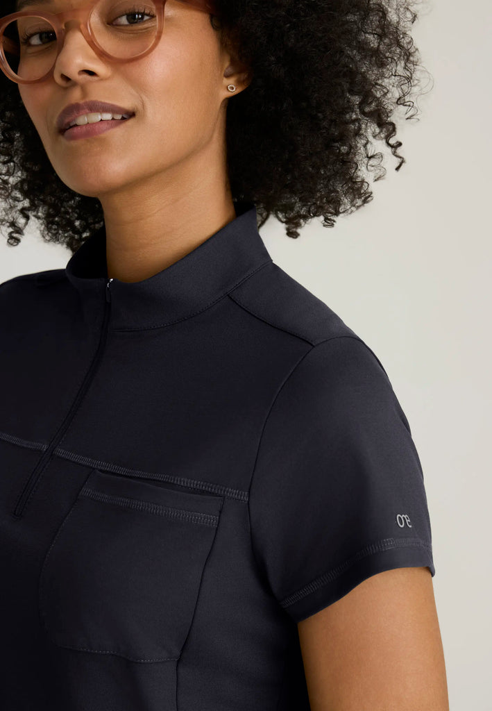 Barco Scrubs Women's Vigor Top Steel | scrub-supply.com