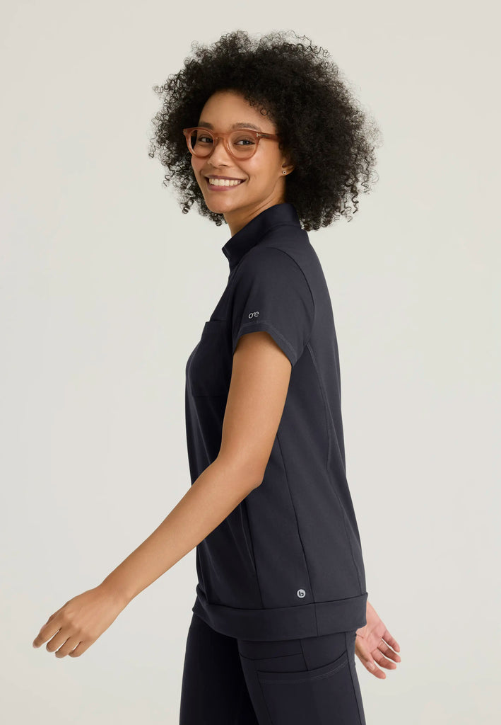 Barco Scrubs Women's Vigor Top Steel | scrub-supply.com