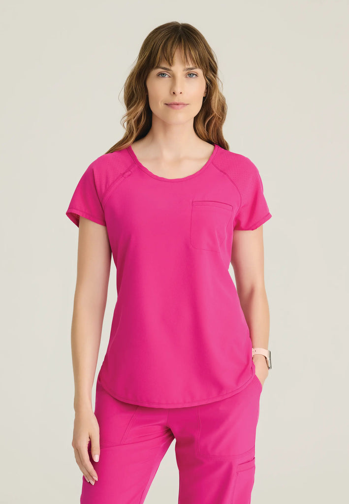 Barco Scrubs Women's Swing Tuck-in Top Prestige Pink | scrub-supply.com