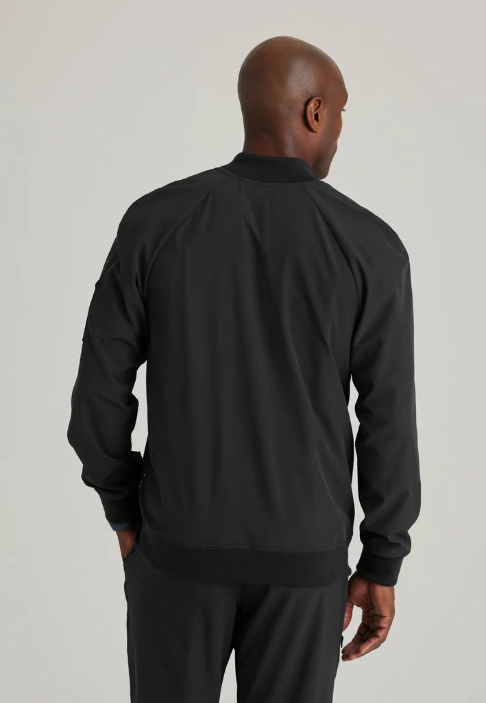 Barco Scrubs Men's Amplify Warmup Black | scrub-supply.com