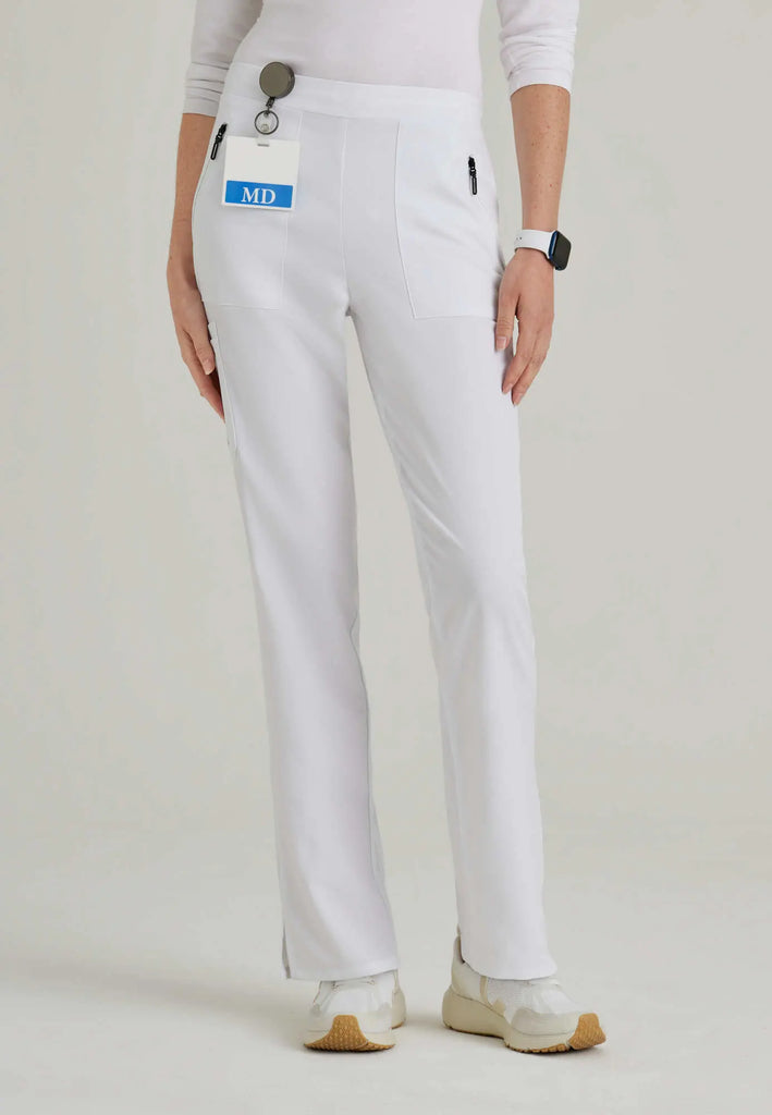 Barco Scrubs Women's Purpose Pant White | scrub-supply.com