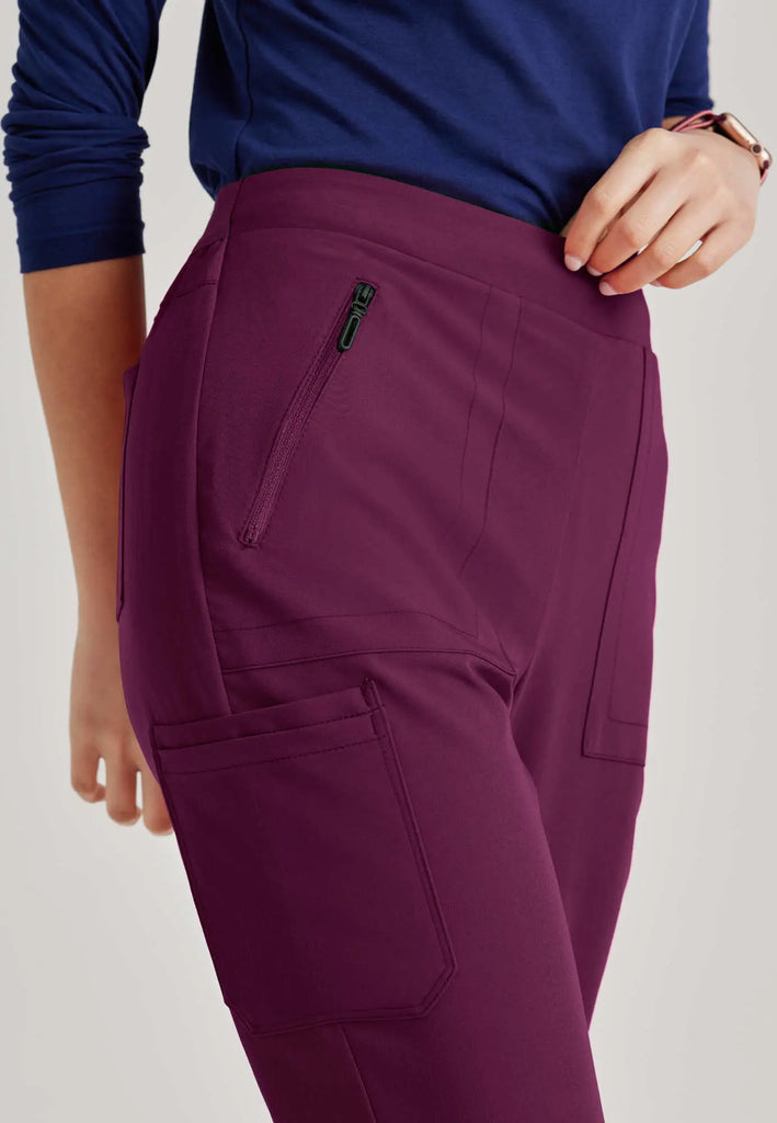 Barco Scrubs Women's Purpose Pant Wine | scrub-supply.com