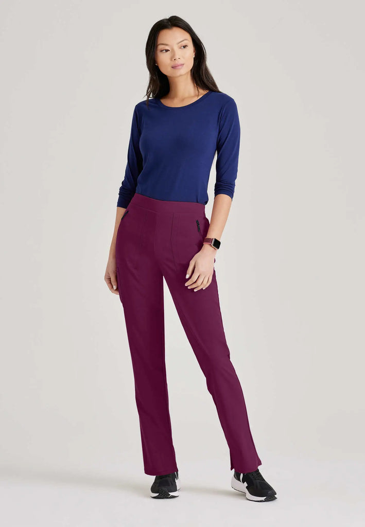 Barco Scrubs Women's Purpose Pant Wine | scrub-supply.com