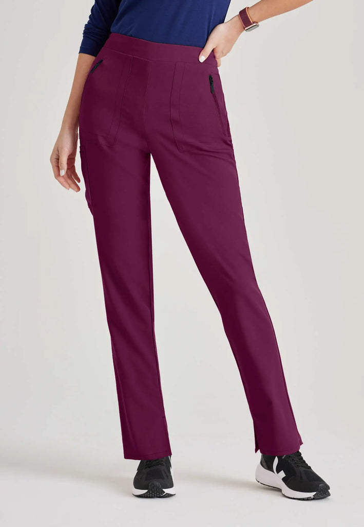 Barco Scrubs Women's Purpose Pant Wine | scrub-supply.com