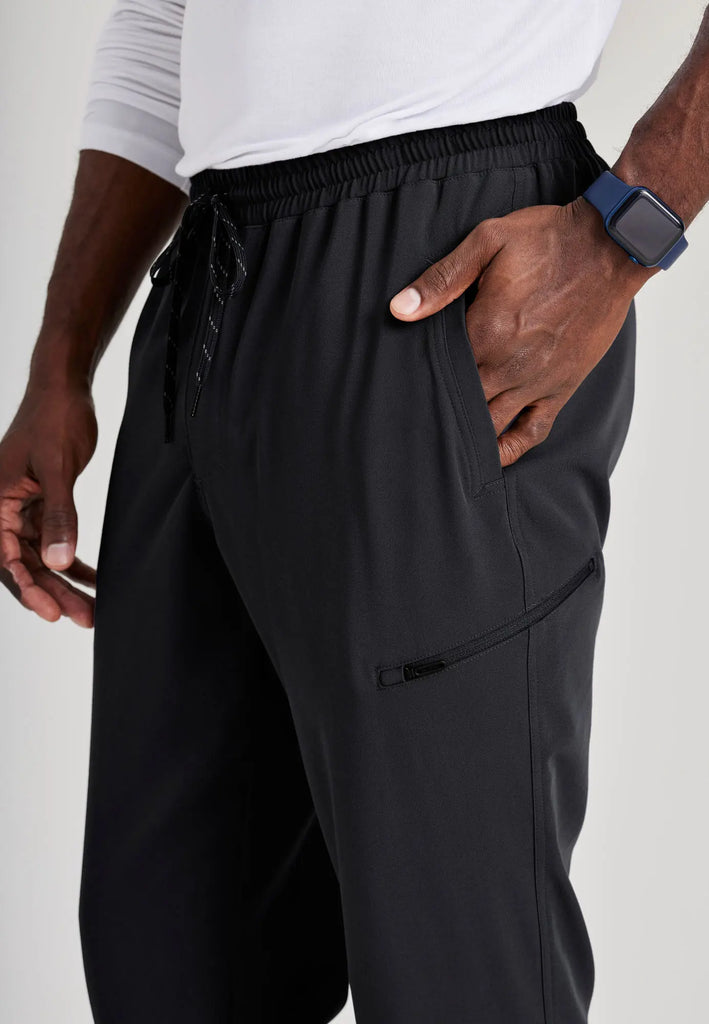 Barco Scrubs Men's Rally Jogger Black | scrub-supply.com