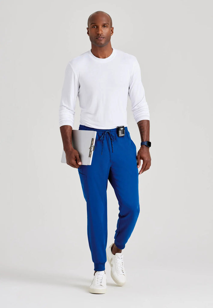 Barco Scrubs Men's Rally Jogger New Royal | scrub-supply.com