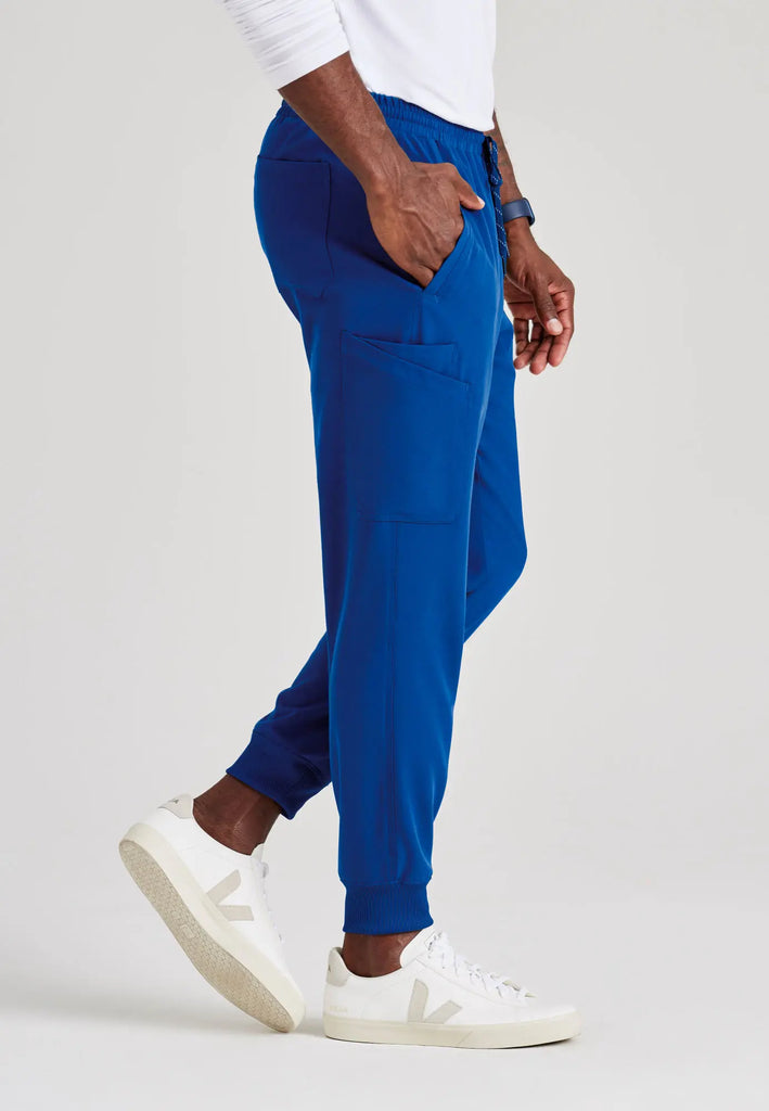 Barco Scrubs Men's Rally Jogger New Royal | scrub-supply.com