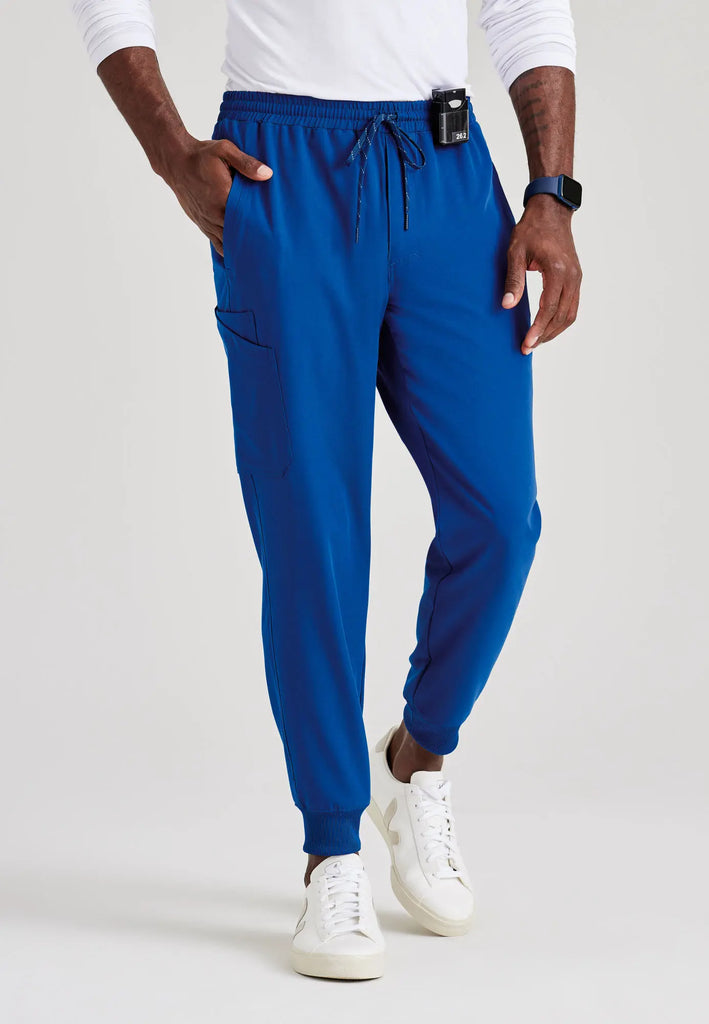 Barco Scrubs Men's Rally Jogger New Royal | scrub-supply.com