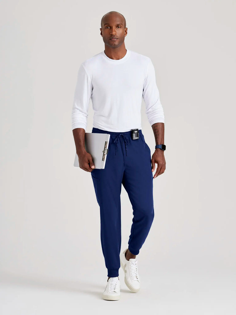 Barco Scrubs Men's Rally Jogger Indigo | scrub-supply.com