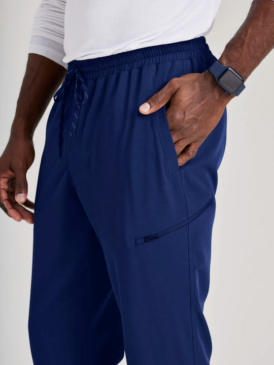 Barco Scrubs Men's Rally Jogger Indigo | scrub-supply.com