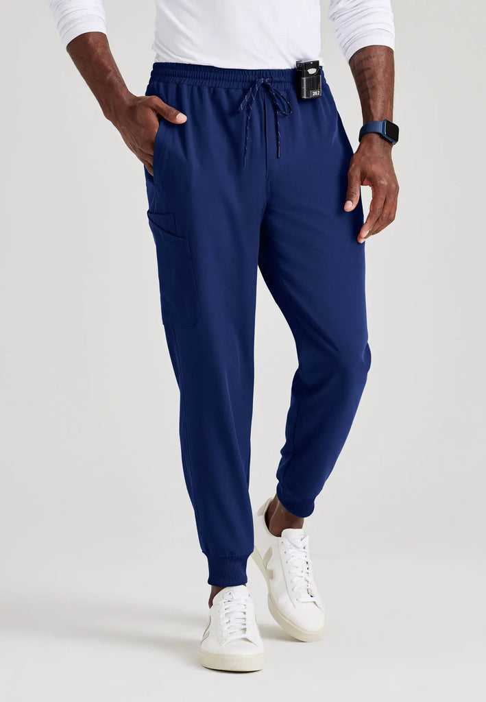 Barco Scrubs Men's Rally Jogger Indigo | scrub-supply.com