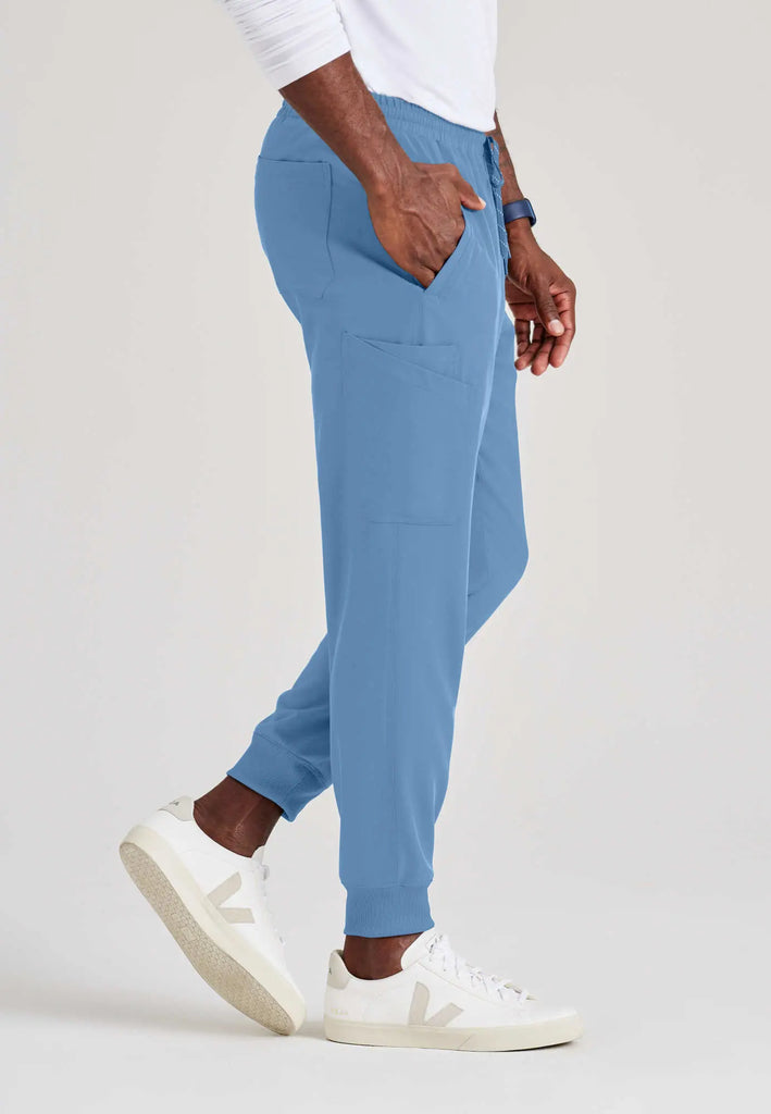 Barco Scrubs Men's Rally Jogger Ceil Blue | scrub-supply.com