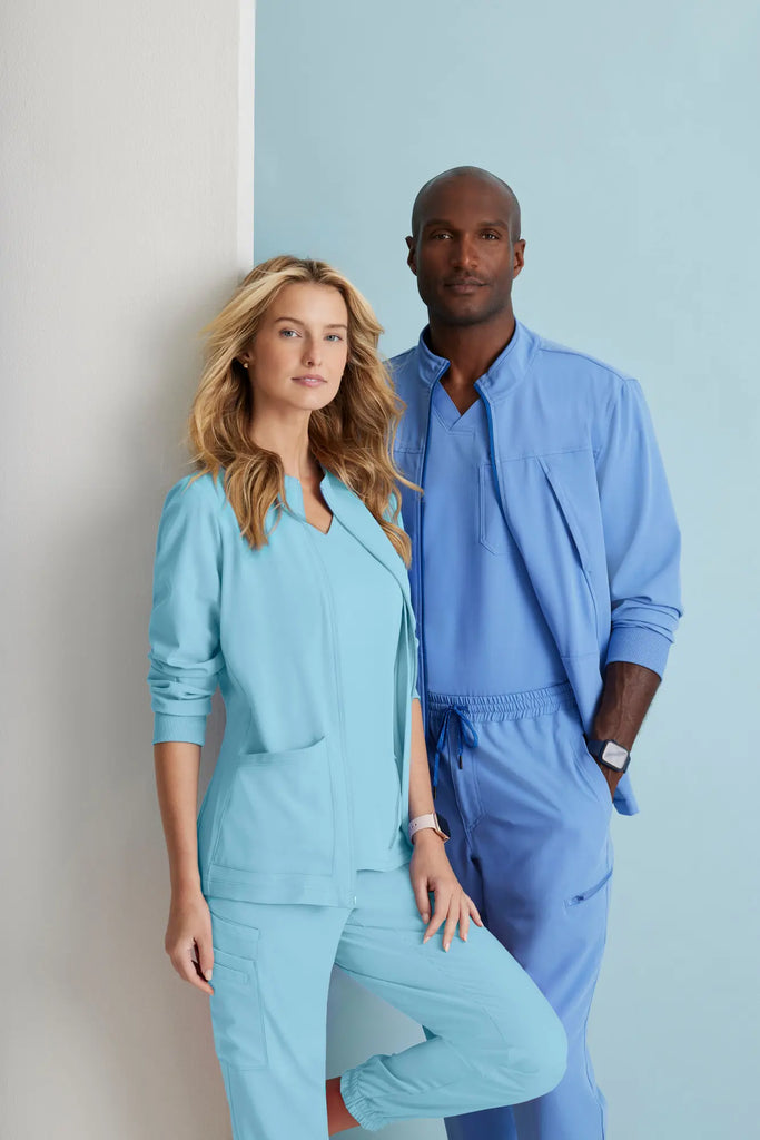 Barco Scrubs Men's Rally Jogger Ceil Blue | scrub-supply.com