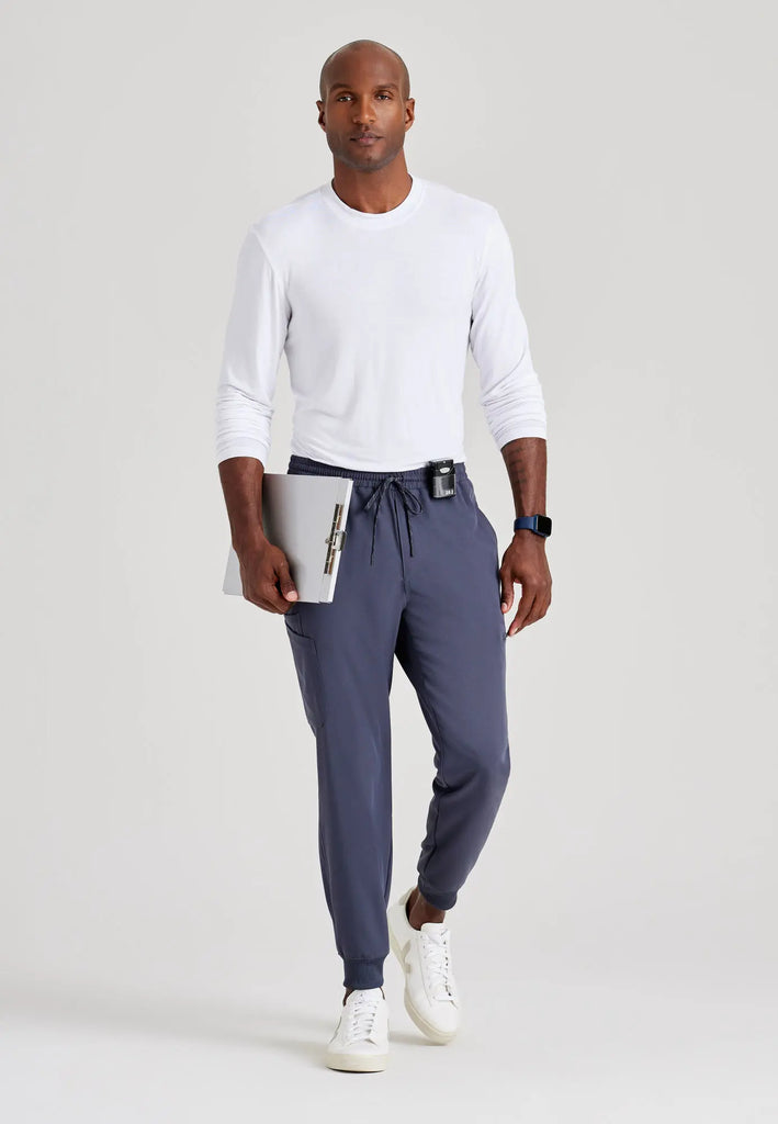 Barco Scrubs Men's Rally Jogger Steel | scrub-supply.com