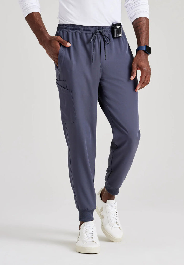 Barco Scrubs Men's Rally Jogger Steel | scrub-supply.com