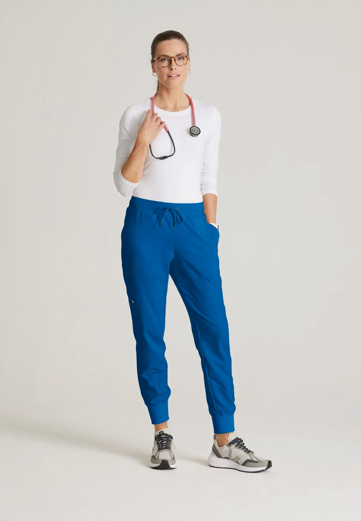 Barco Scrubs Women's Union Jogger New Royal | scrub-supply.com