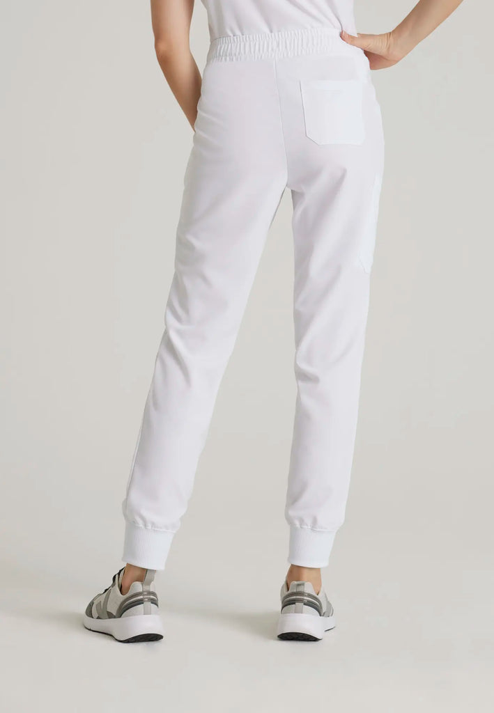 Barco Scrubs Women's Union Jogger White | scrub-supply.com