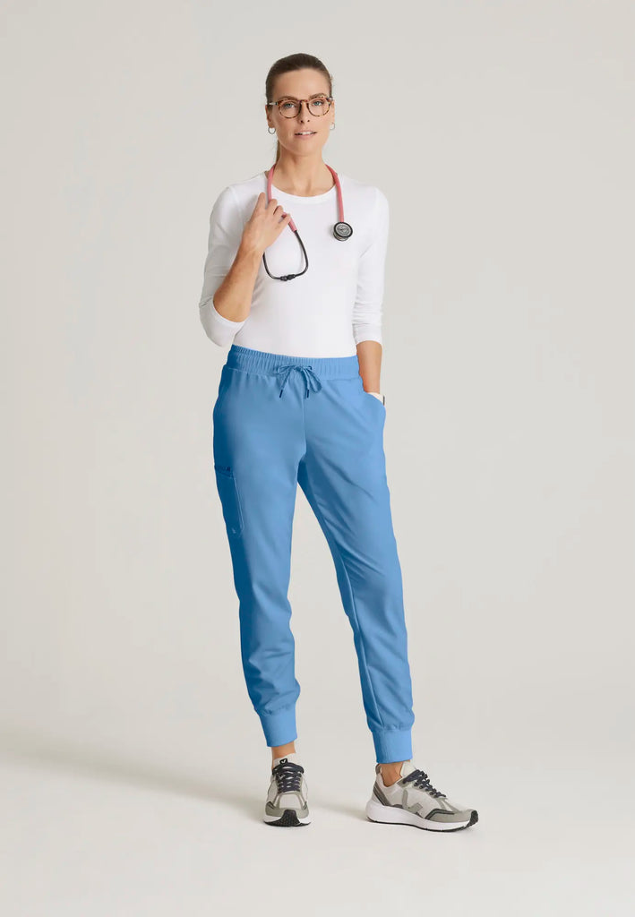 Barco Scrubs Women's Union Jogger Ceil Blue | scrub-supply.com