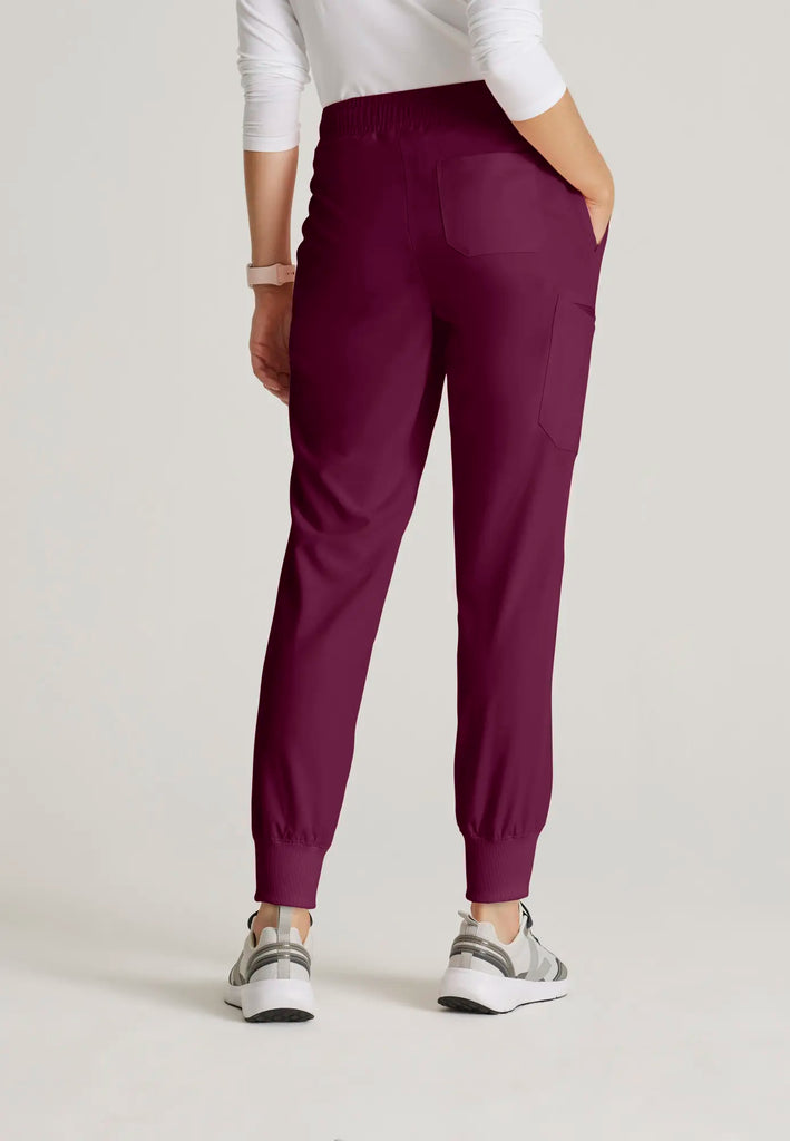 Barco Scrubs Women's Union Jogger Wine | scrub-supply.com