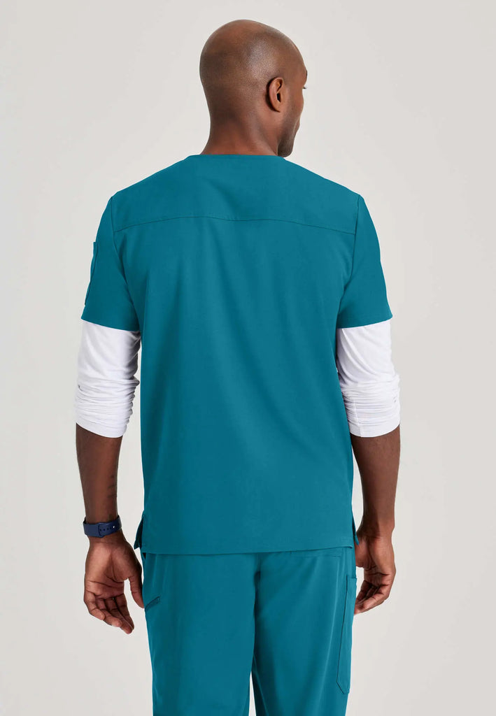 Barco Scrubs Men's Rally Top Bahama | scrub-supply.com