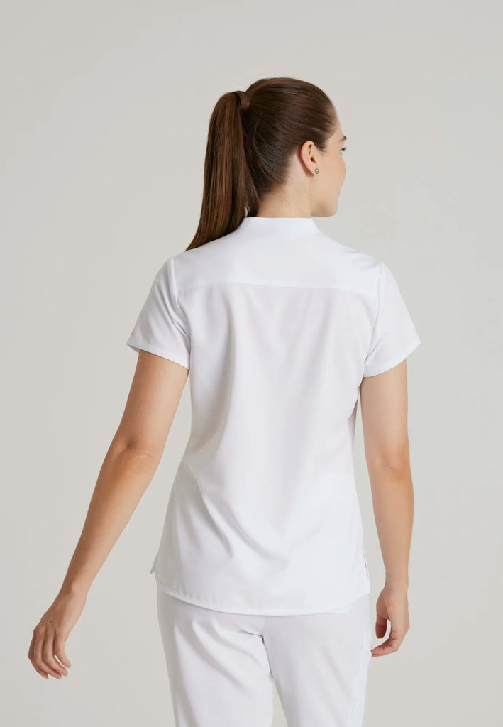 Barco Scrubs Women's Mission Top White | scrub-supply.com