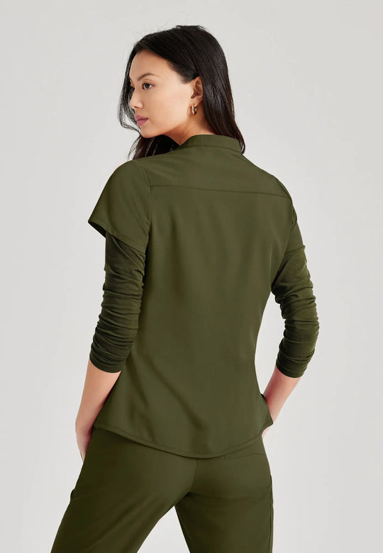 Barco Scrubs Women's Mission Top Olive | scrub-supply.com