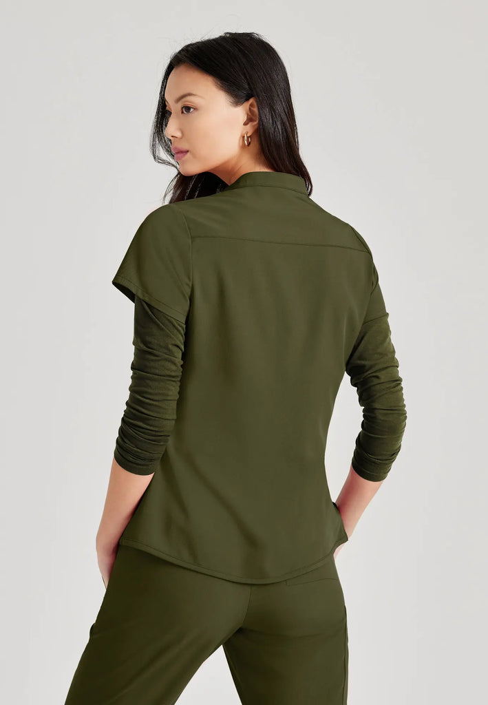 Barco Scrubs Women's Mission Top Olive | scrub-supply.com