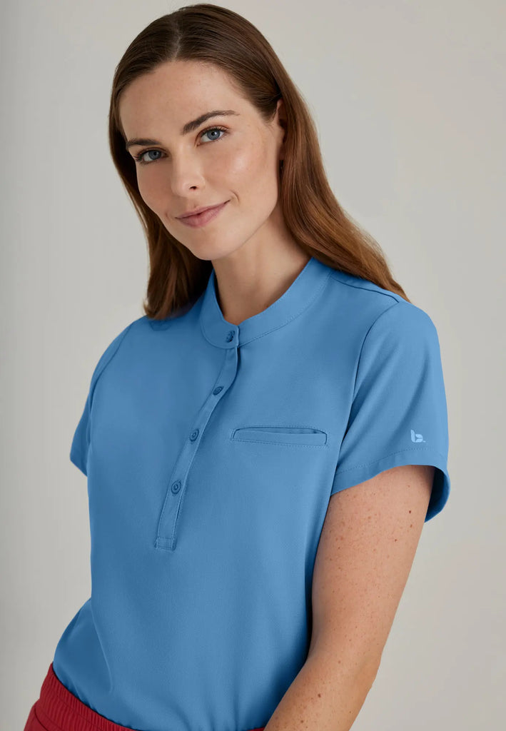 Barco Scrubs Women's Mission Top Ceil Blue | scrub-supply.com