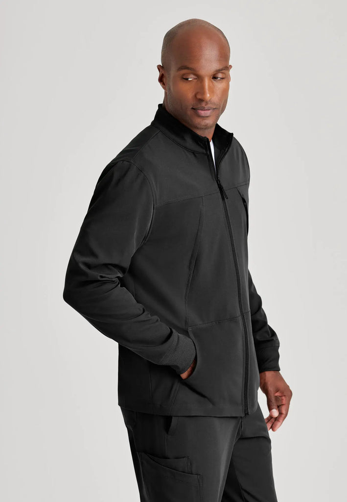 Barco Scrubs Men's Rally Warm-Up Black | scrub-supply.com