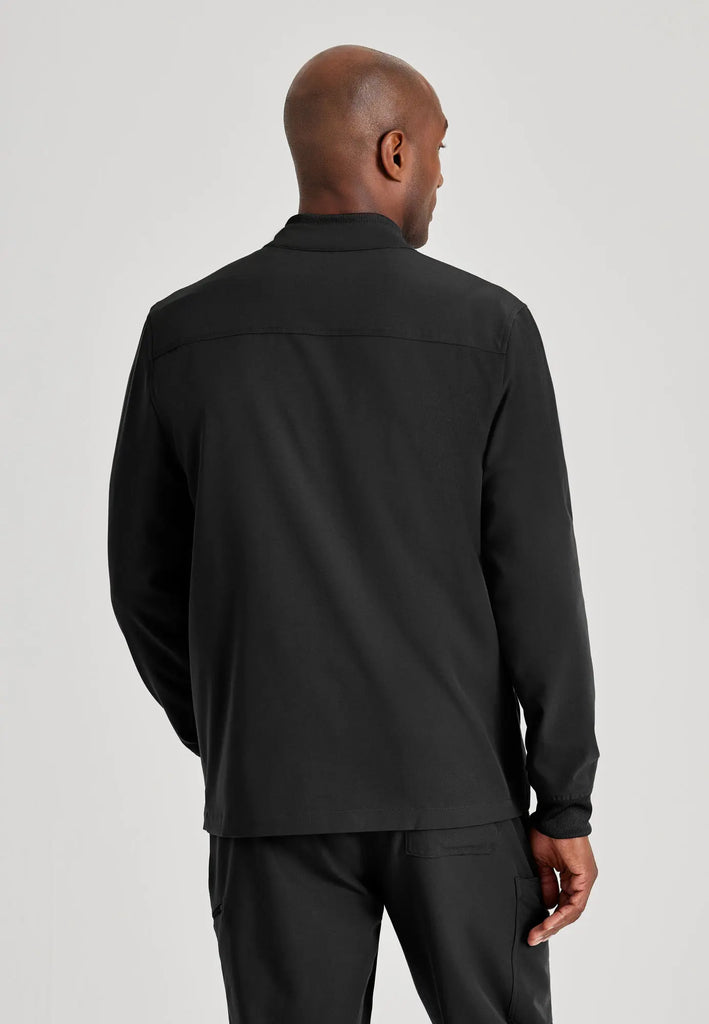 Barco Scrubs Men's Rally Warm-Up Black | scrub-supply.com