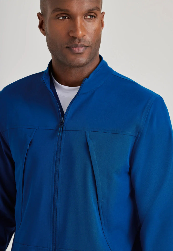 Barco Scrubs Men's Rally Warm-Up New Royal | scrub-supply.com