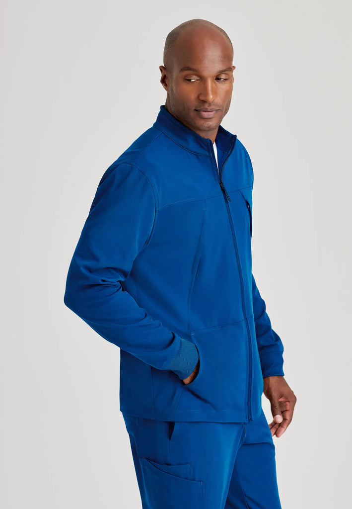 Barco Scrubs Men's Rally Warm-Up New Royal | scrub-supply.com