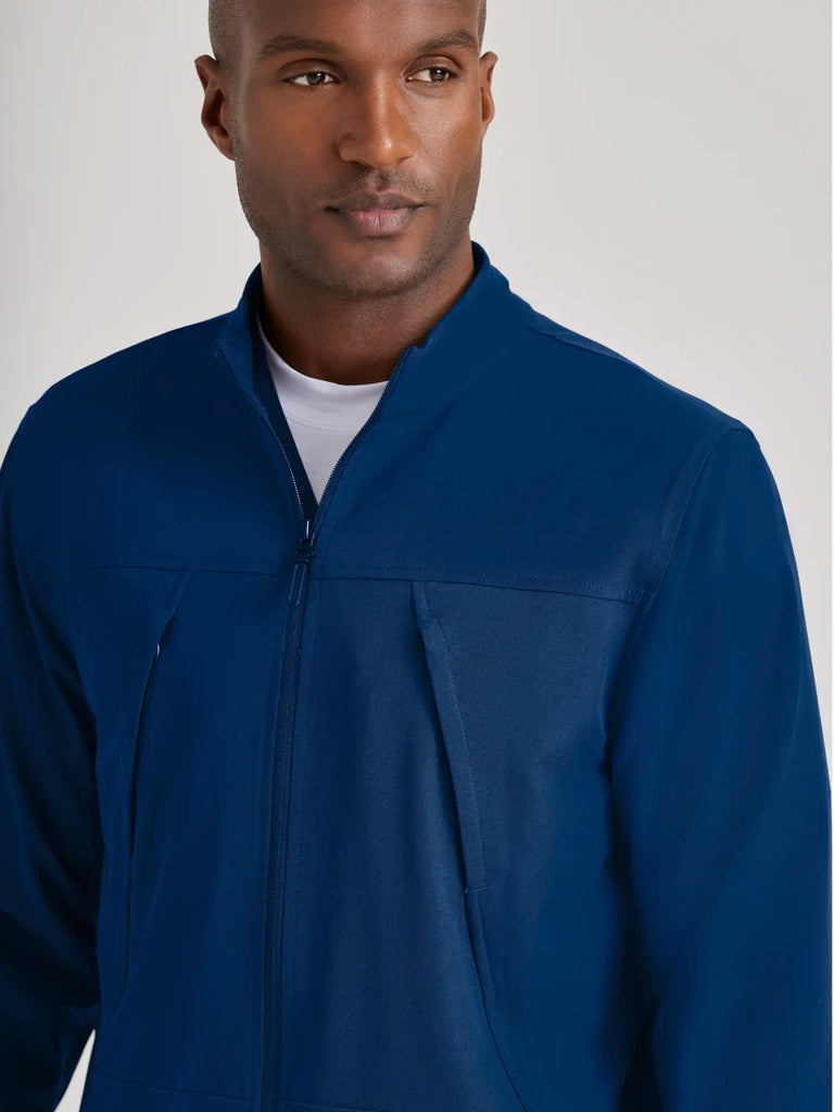 Barco Scrubs Men's Rally Warm-Up Indigo | scrub-supply.com