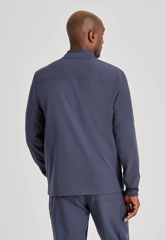 Barco Scrubs Men's Rally Warm-Up Steel | scrub-supply.com