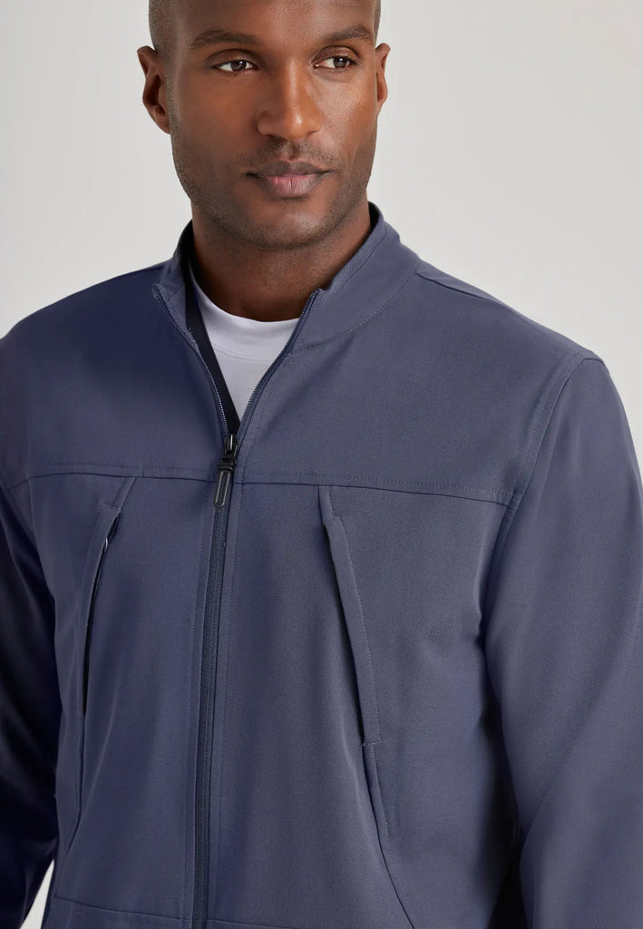 Barco Scrubs Men's Rally Warm-Up Steel | scrub-supply.com