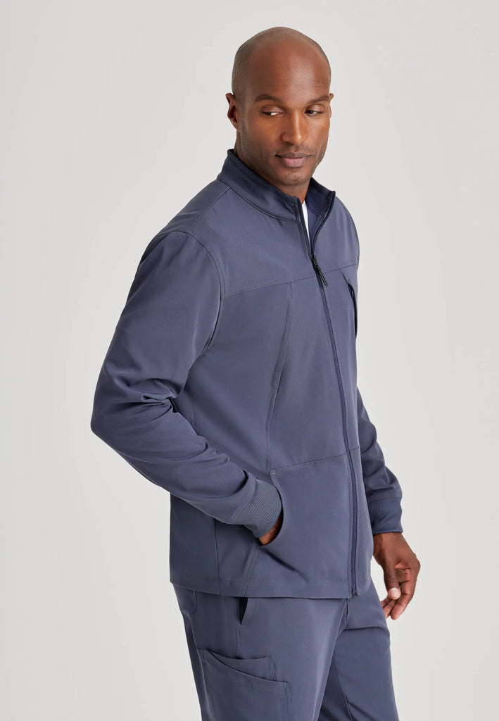 Barco Scrubs Men's Rally Warm-Up Steel | scrub-supply.com