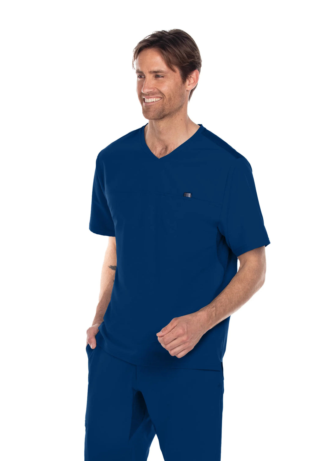 Barco Scrubs Men's Summit Top Indigo | scrub-supply.com