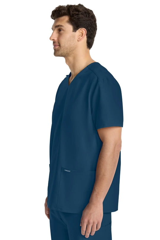 Cherokee Scrubs Unisex Ultra V-Neck Top Caribbean Blue | scrub-supply.com