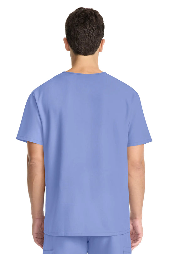 Cherokee Scrubs Unisex Ultra V-Neck Top Ceil Blue | scrub-supply.com