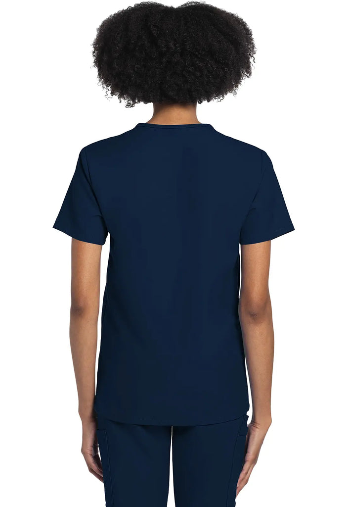 Cherokee Scrubs Unisex V-neck Top Navy | scrub-supply.com