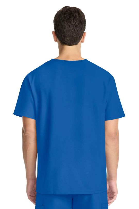 Cherokee Scrubs Unisex Ultra V-Neck Top Royal Blue | scrub-supply.com