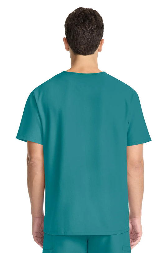 Cherokee Scrubs Unisex Ultra V-Neck Top Teal | scrub-supply.com
