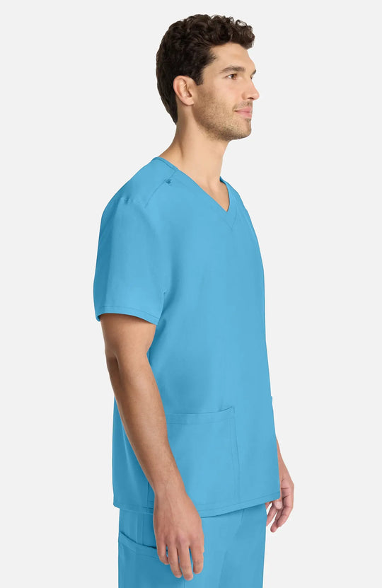 Cherokee Scrubs Unisex Ultra V-Neck Top Turquoise | scrub-supply.com