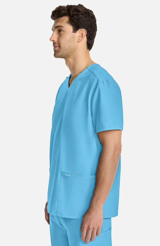 Cherokee Scrubs Unisex Ultra V-Neck Top Turquoise | scrub-supply.com