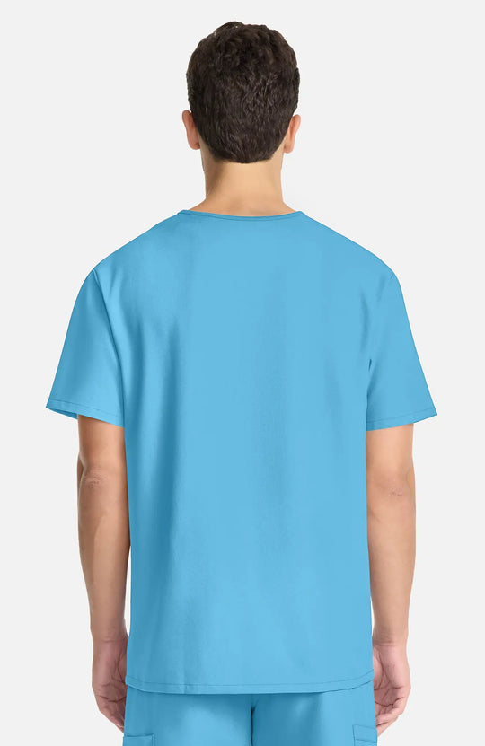 Cherokee Scrubs Unisex Ultra V-Neck Top Turquoise | scrub-supply.com