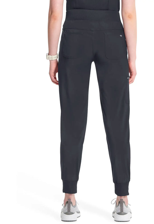 Infinity Scrubs Mid Rise Tapered Leg Jogger Pant Pewter | scrub-supply.com