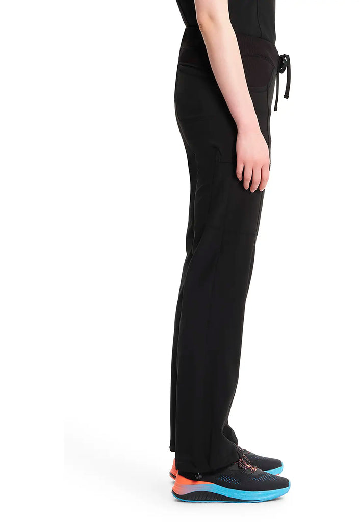 Infinity Scrubs Women's Straight Leg Drawstring Pant Black | scrub-supply.com