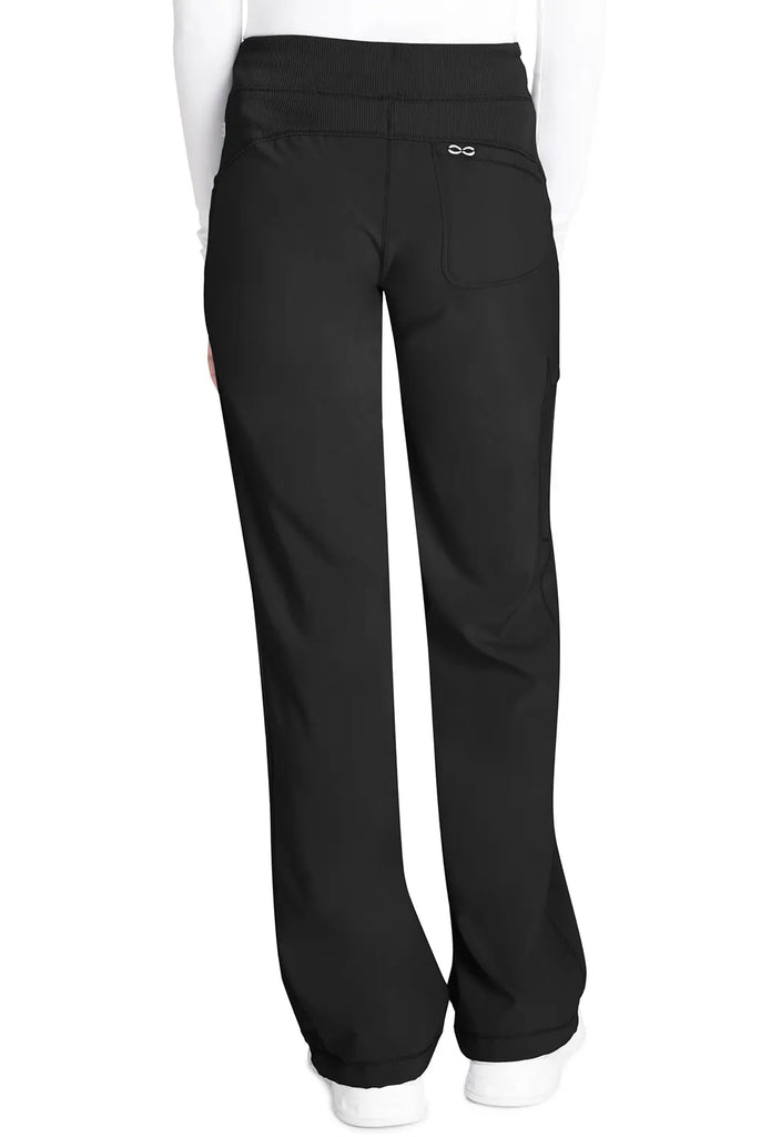 Infinity Scrubs Women's Straight Leg Drawstring Pant Black | scrub-supply.com