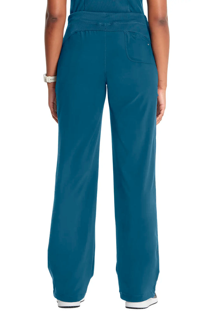 Infinity Scrubs Women's Straight Leg Drawstring Pant Caribbean Blue | scrub-supply.com